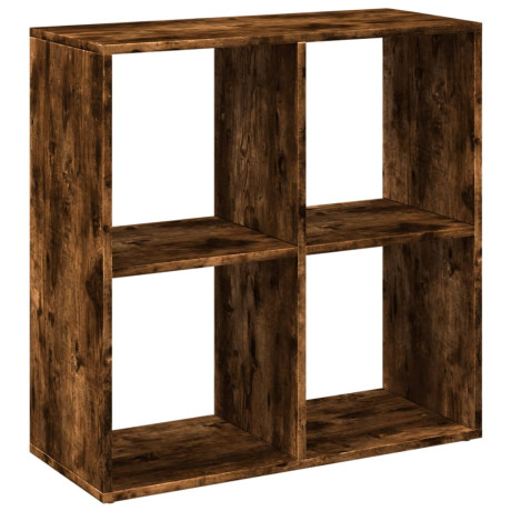 vidaXL Kamerscherm / boekenkast 69,5x29x69,5 cm hout gerookt eiken afbeelding2 - 1