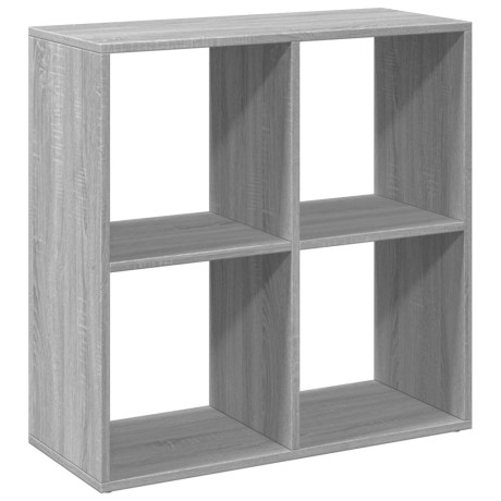 vidaXL Kamerscherm / boekenkast 69,5x29x69,5 cm hout grijs sonoma afbeelding2 - 1