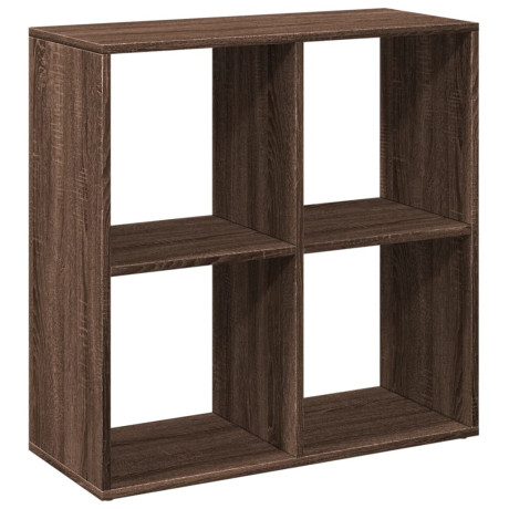 vidaXL Kamerscherm / boekenkast 69,5x29x69,5 cm hout bruin eikenkleur afbeelding2 - 1