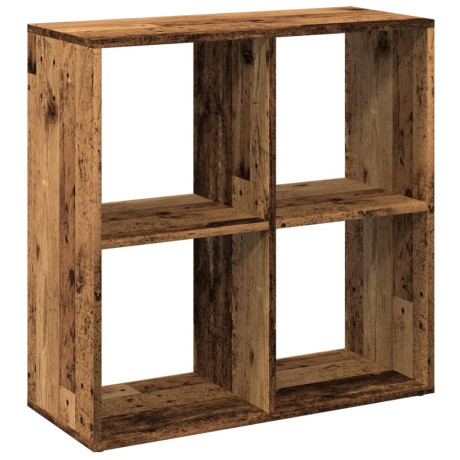 vidaXL Kamerscherm / boekenkast 69,5x29x69,5 cm hout oud houtkleur afbeelding2 - 1