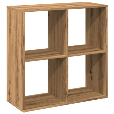 vidaXL Kamerscherm / boekenkast 69,5x29x69,5 cm hout artisanaal eiken afbeelding2 - 1