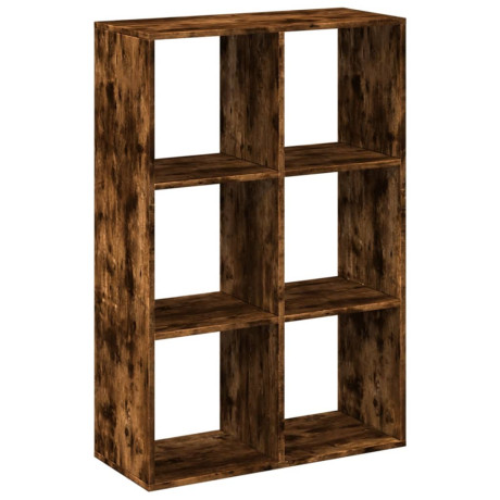 vidaXL Kamerscherm / boekenkast 69,5x29x103,5 cm hout gerookt eiken afbeelding2 - 1