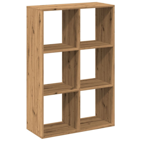 vidaXL Kamerscherm / boekenkast 69,5x29x103,5 cm hout artisanaal eiken afbeelding2 - 1