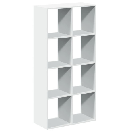 vidaXL Kamerscherm / boekenkast 69,5x29x137,5 cm bewerkt hout wit afbeelding2 - 1