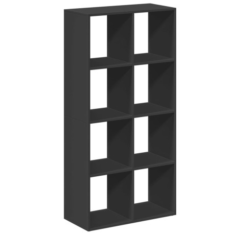 vidaXL Kamerscherm / boekenkast 69,5x29x137,5 cm bewerkt hout zwart afbeelding2 - 1