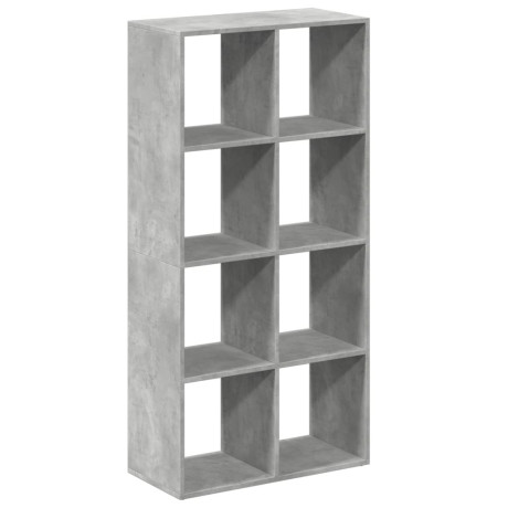 vidaXL Kamerscherm / boekenkast 69,5x29x137,5 cm hout betongrijs afbeelding2 - 1