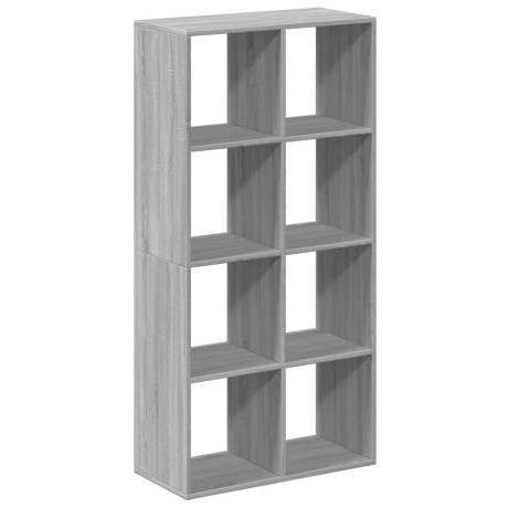 vidaXL Kamerscherm / boekenkast 69,5x29x137,5 cm hout grijs sonoma eik afbeelding2 - 1