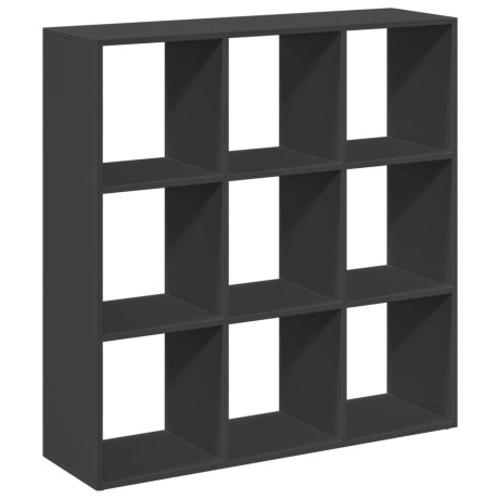 vidaXL Kamerscherm / boekenkast 102x29x103,5 cm bewerkt hout zwart afbeelding2 - 1