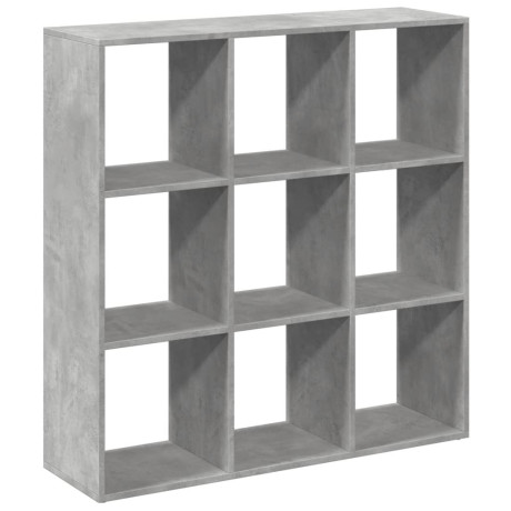 vidaXL Kamerscherm / boekenkast 102x29x103,5 cm hout betongrijs afbeelding2 - 1