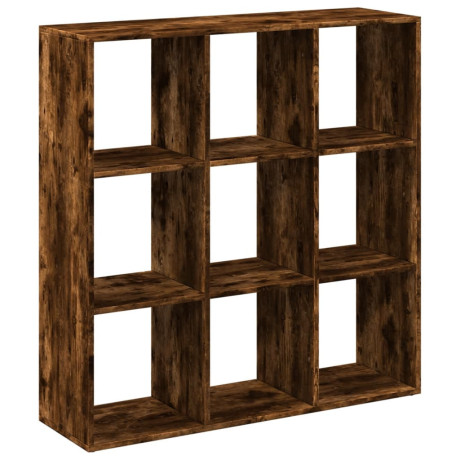 vidaXL Kamerscherm / boekenkast 102x29x103,5 cm hout gerookt eiken afbeelding2 - 1