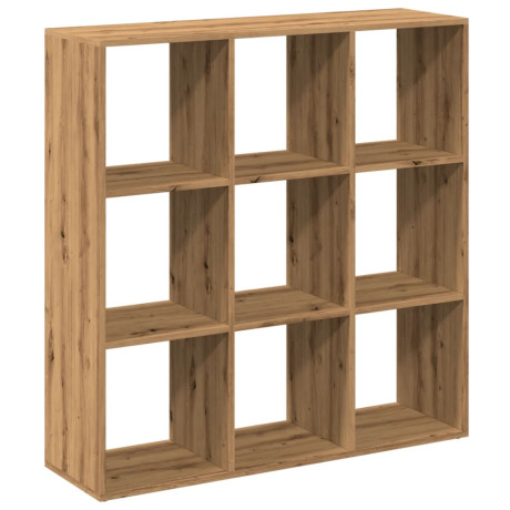 vidaXL Kamerscherm / boekenkast 102x29x103,5 cm hout artisanaal eiken afbeelding2 - 1