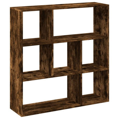 vidaXL Kamerscherm / boekenkast 102x29x103,5 cm hout gerookt eiken afbeelding2 - 1