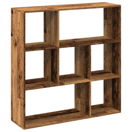 vidaXL Kamerscherm / boekenkast 102x29x103,5 cm hout oud houtkleurig afbeelding2 - 1