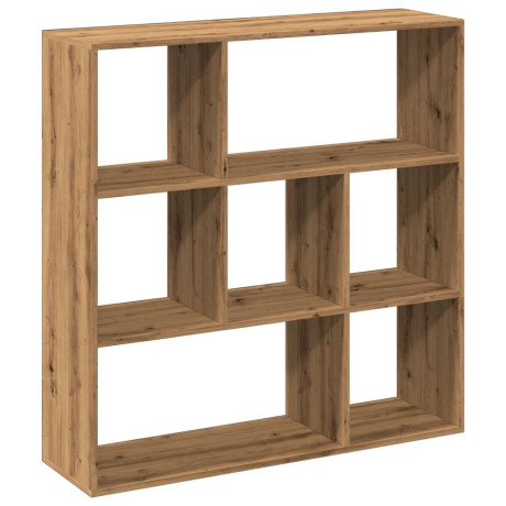 vidaXL Kamerscherm / boekenkast 102x29x103,5 cm hout artisanaal eiken afbeelding2 - 1