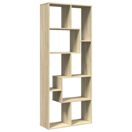 vidaXL Kamerscherm / boekenkast 67x25x161,5 cm hout sonoma eikenkleur afbeelding2 - 1