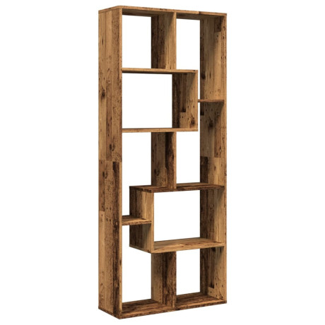 vidaXL Kamerscherm / boekenkast 67x25x161,5 cm hout oud houtkleur afbeelding2 - 1