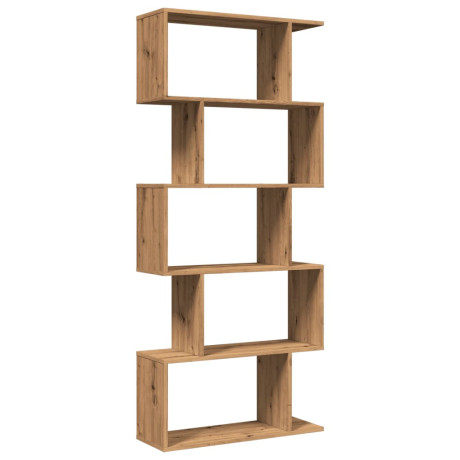 vidaXL Kamerscherm / boekenkast 5-laags 70x24x161 cm hout artisanaal afbeelding2 - 1