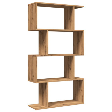 vidaXL Kamerscherm / boekenkast 4-laags 70x24x129 cm hout artisanaal afbeelding2 - 1