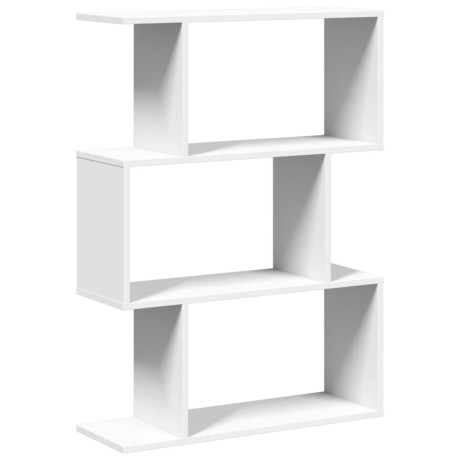 vidaXL Kamerscherm / boekenkast 3-laags 70x24x97 cm bewerkt hout wit afbeelding2 - 1