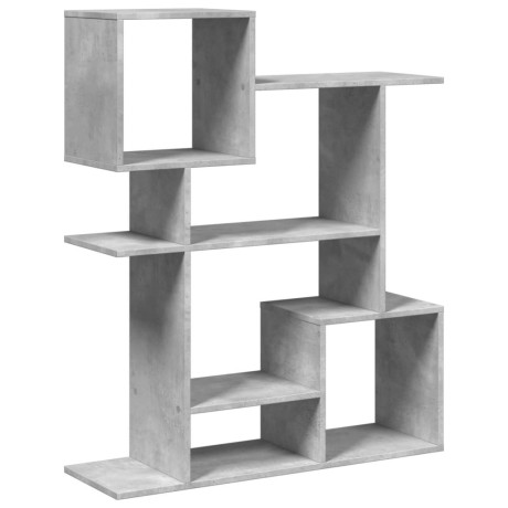 vidaXL Kamerscherm / boekenkast 92x29x112 cm hout betongrijs afbeelding2 - 1