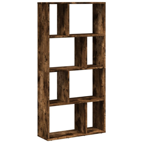vidaXL Boekenkast 60x20x120,5 cm bewerkt hout gerookt eikenkleurig afbeelding2 - 1
