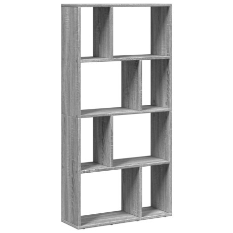 vidaXL Boekenkast 60x20x120 cm bewerkt hout grijs sonoma eikenkleurig afbeelding2 - 1