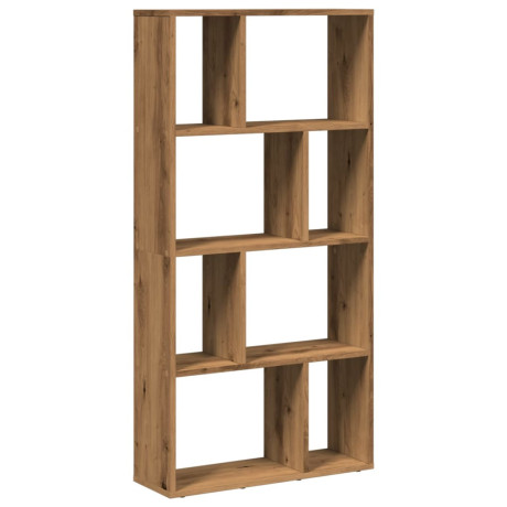 vidaXL Boekenkast 60x20x120,5 cm bewerkt hout artisanaal eikenkleurig afbeelding2 - 1