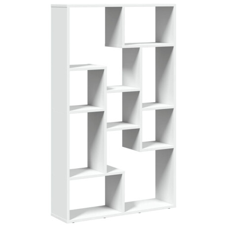vidaXL Boekenkast 72x20x120,5 cm bewerkt hout wit afbeelding2 - 1