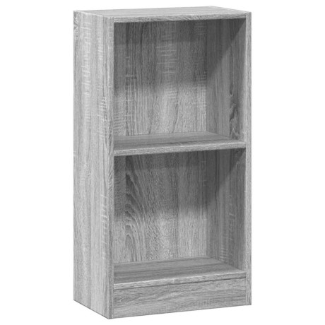 vidaXL Boekenkast 40x24x76 cm bewerkt hout grijs sonoma eikenkleurig afbeelding2 - 1