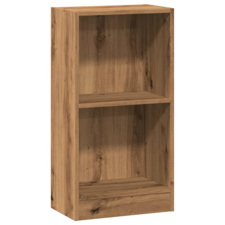 vidaXL Boekenkast 40x24x76 cm bewerkt hout artisanaal eikenkleurig afbeelding2 - 1