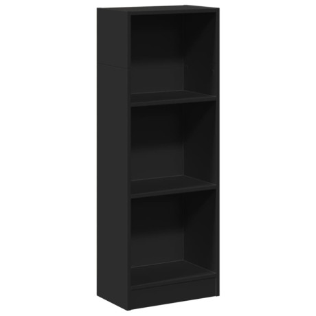 vidaXL Boekenkast 40x24x109 cm bewerkt hout zwart afbeelding2 - 1