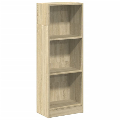 vidaXL Boekenkast 40x24x109 cm bewerkt hout sonoma eikenkleurig afbeelding2 - 1