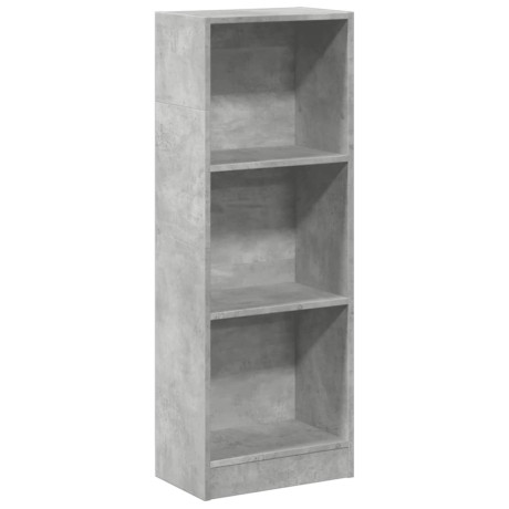 vidaXL Boekenkast 40x24x109 cm bewerkt hout betongrijs afbeelding2 - 1