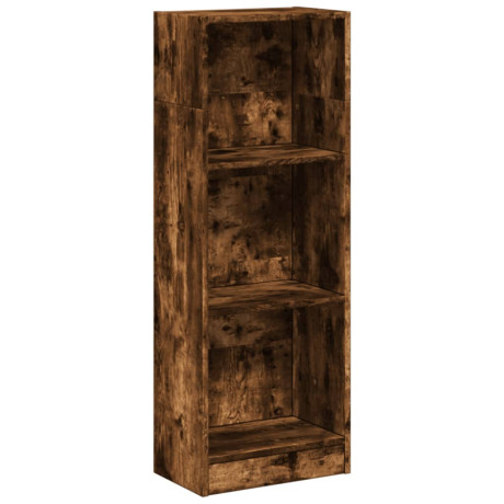 vidaXL Boekenkast 40x24x109 cm bewerkt hout gerookt eikenkleurig afbeelding2 - 1