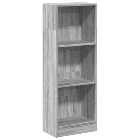 vidaXL Boekenkast 40x24x109 cm bewerkt hout grijs sonoma eikenkleurig afbeelding2 - 1