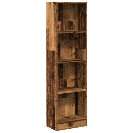 vidaXL Boekenkast 40x24x176 cm bewerkt hout oud houtkleurig afbeelding2 - 1