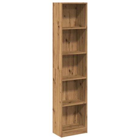vidaXL Boekenkast Artisian Oak 40x24x176 cm bewerkt hout afbeelding2 - 1