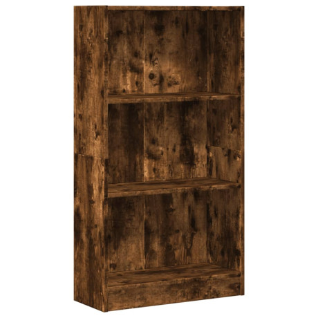 vidaXL Boekenkast 60x24x109 cm bewerkt hout gerookt eikenkleurig afbeelding2 - 1