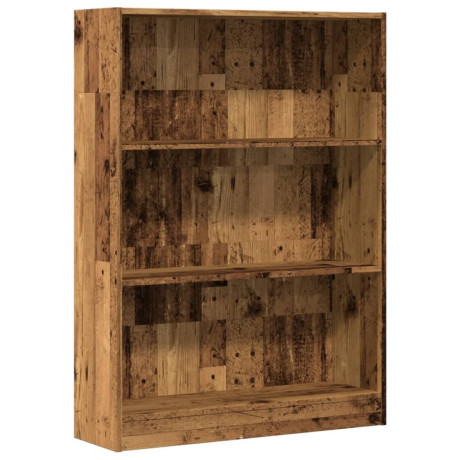 vidaXL Boekenkast 80x24x109 cm bewerkt hout oud houtkleurig afbeelding2 - 1