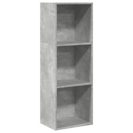 vidaXL Boekenkast 40x30x114 cm bewerkt hout betongrijs afbeelding2 - 1