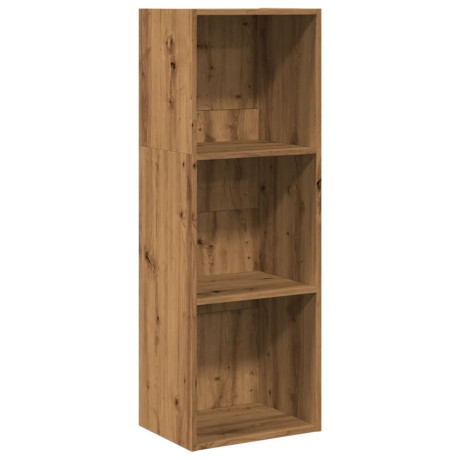 vidaXL Boekenkast 40x30x114 cm bewerkt hout artisanaal eikenkleurig afbeelding2 - 1