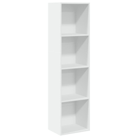 vidaXL Boekenkast 40x30x152 cm bewerkt hout wit afbeelding2 - 1