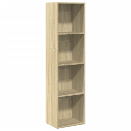 vidaXL Boekenkast 40x30x152 cm bewerkt hout sonoma eikenkleurig afbeelding2 - 1