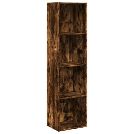 vidaXL Boekenkast 40x30x152 cm bewerkt hout gerookt eikenkleurig afbeelding2 - 1