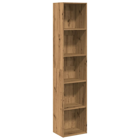 vidaXL Boekenkast 40x30x189 cm bewerkt hout artisanaal eikenkleurig afbeelding2 - 1