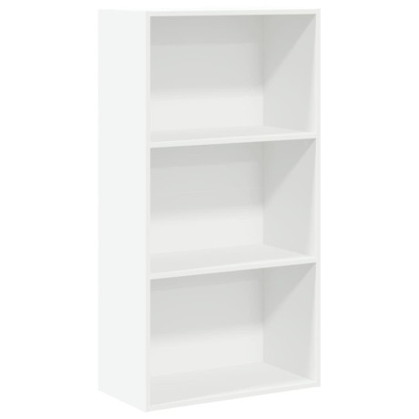 vidaXL Boekenkast 60x30x114 cm bewerkt hout wit afbeelding2 - 1