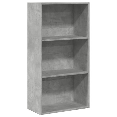 vidaXL Boekenkast 60x30x114 cm bewerkt hout betongrijs afbeelding2 - 1