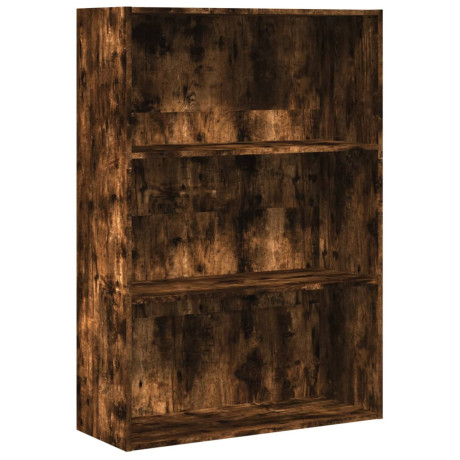 vidaXL Boekenkast 80x30x114 cm bewerkt hout gerookt eikenkleurig afbeelding2 - 1