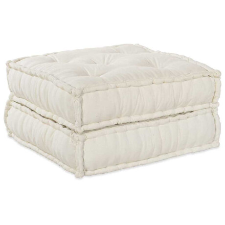 vidaXL Modulaire bank 2 pcs Crème 70 x 70 x 36 cm Stof afbeelding2 - 1