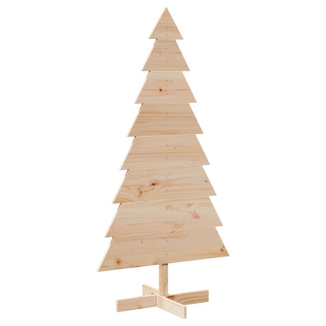vidaXL Kerstdecoratie kerstboom 150 cm massief grenenhout afbeelding2 - 1